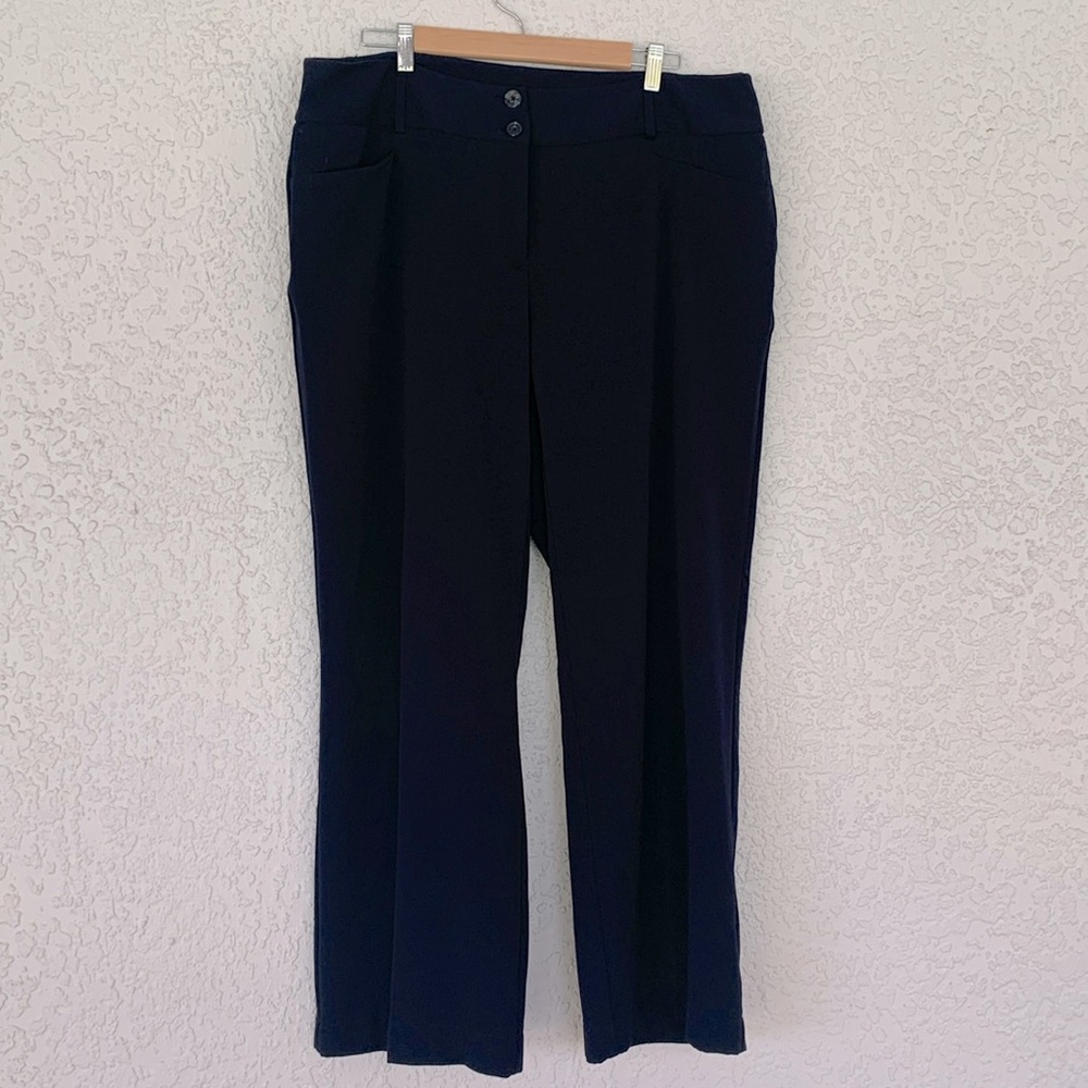 Alfani woman navy color trousers size 16W